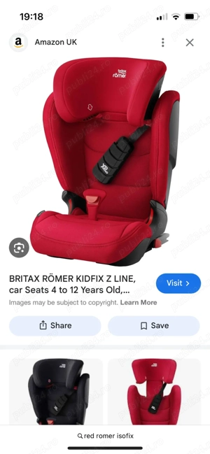 Scaun auto ptr copil 4-12 ani stare F buna, F putin folosit