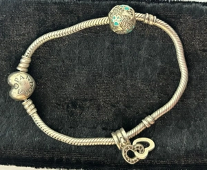 bratara Pandora oiginala din argint 925 cu charmuri incluse - imagine 2