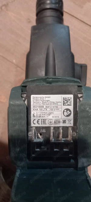 Rotopercutoare Metabo pe baterie