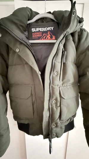 Geaca tip aviator Superdry Green Everest