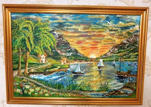 Tablouri pictate in ulei pe panza 