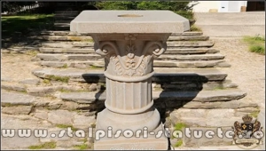 Soclu, stativ, galben patinat, model S6. - imagine 4