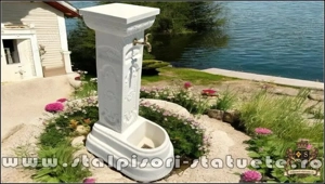 Cișmea apă curentă, gri natural, model C2.