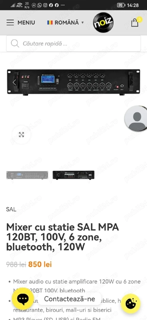 vand mixer cu statie + 11 boxe