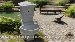 Cișmea apă curentă, gri natural, model C3.