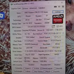 Placa video Shaphire Nitro 2 GB ddram 5 pe 256 bit