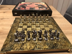 Vand set sah de lux Manopoulos -mahon cu auriu - imagine 2