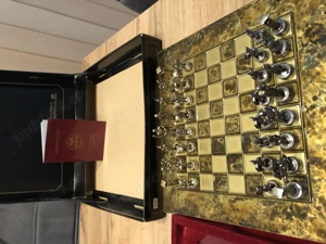 Vand set sah de lux Manopoulos -mahon cu auriu