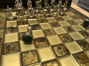 Vand set sah de lux Manopoulos -mahon cu auriu - imagine 3