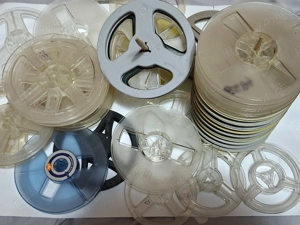 Role goale, magnetofon, de 26,5 cm metal  ,13,10 ,7,cm,plastic,cutii role carton - imagine 4