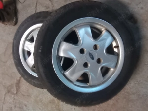 Vind jante Ford AL/15 cu cauciucuri . Nu sunt strimbe sau lovite. - imagine 4