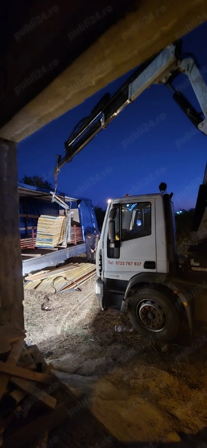 Autoplatformă Iveco Eurocargo 18t cu macara 5t   radiocomandă + nacelă - imagine 4