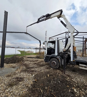 Autoplatformă Iveco Eurocargo 18t cu macara 5t   radiocomandă + nacelă - imagine 2