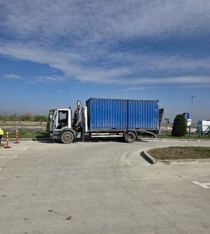 Autoplatformă Iveco Eurocargo 18t cu macara 5t   radiocomandă + nacelă - imagine 3
