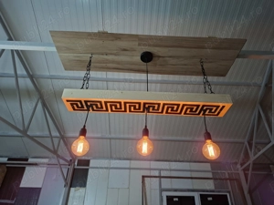 Lustre lemn masiv  - imagine 4