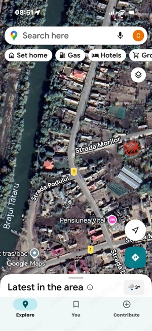 Chilia Veche, Delta Dunarii, Intravilan 800 mp - imagine 2