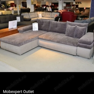 Coltar living extensibil Mobexpert pe dreapta 270 x 180 x 80