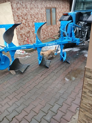 Tractor Landini si plug Lemken