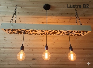 Lustre lemn masiv - imagine 2