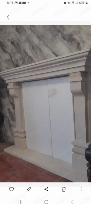 Vand semineu piatra naturala