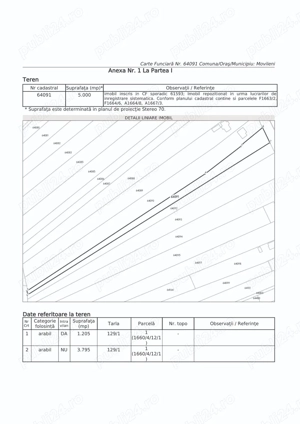 5000mp teren Iasi Iepureni Movileni 