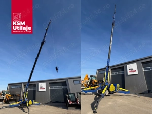 Mini Macara Spider SPT S7 (3t   17m) | HIBRID Diesel+Electric | Jib Inclus | NOU - imagine 7