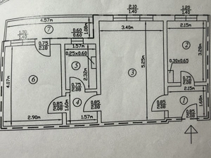 Vand apartament 2 camere in Piatra Neamt , et 1 10 , centru, Nemodernizat 