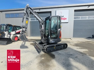 Mini Excavator Premium EUROCOMACH 25ZT (2.6t) | Bosch Rexroth | Coada Zero