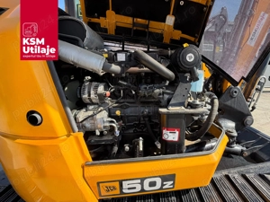 Midi Excavator JCB 50Z (5t) DEMO | 14 Ore | Coada Zero | A C | Ca NOU - imagine 11