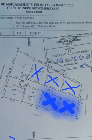 Vand teren in Goruni !oferta!! 12 euro mp 