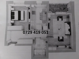 Închiriez apartament 2 camere + parcare SUBTERANA, Rotar Park PACII - imagine 8