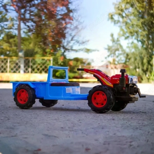  Motocultor electric pentru copii, Kinderauto BJLW1288 2x35W 12V RC - imagine 5