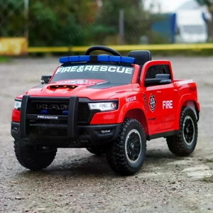 Masinuta electrica pompieri, DODGE RAM 1500 RHO, 4x35W, 12V 10Ah