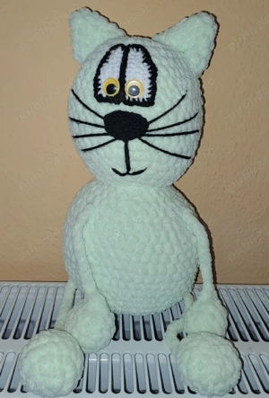 pisică crosetată - imagine 2