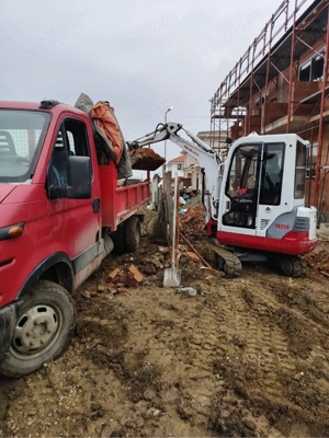 Ridic moloz|Demolari| Săpaturi cu Miniexcavatorul