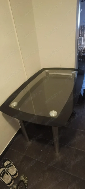 Masă de sticlă în stare buna - imagine 2