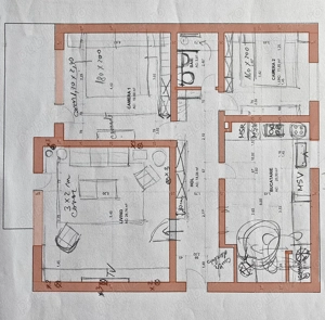 Apartament cu 3 camere, boxa si garaj.