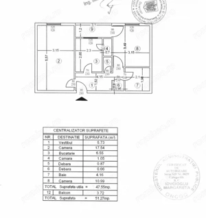 Decomandat* bloc 1980*etaj 3/8* 7 minute metrou* Str. Azurului - imagine 13