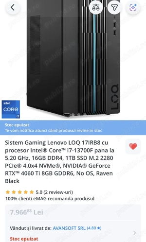 PC Gaming Lenovo 
