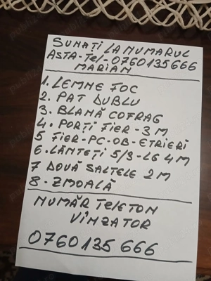 Lemne foc pat dublu blana cofrag