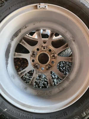 Set jante BMW originale 16 cu anvelope Continental M + S  205/60 R16 - imagine 7