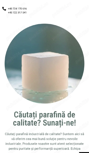 Parafină Full Rafinată ptr lumanări 1-3% Ulei direct Importator  - imagine 4