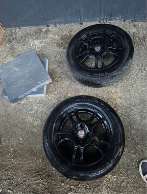 jante ford r14 cu anvelope de vara 