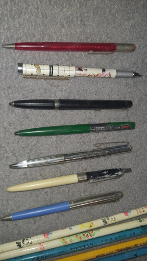 Stilouri-pixuri-creioane de colectie anii 1970 