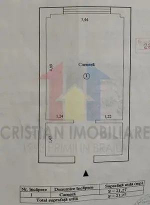 Zona buna! Garsoniera Bariera, etaj 3, 22 mp - imagine 6