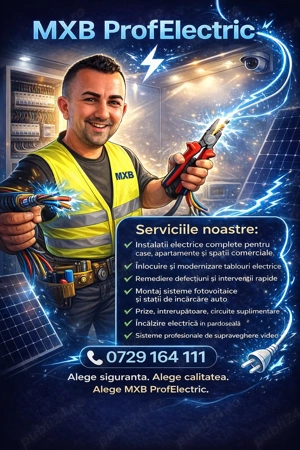 Electrician autorizat cu experienta 