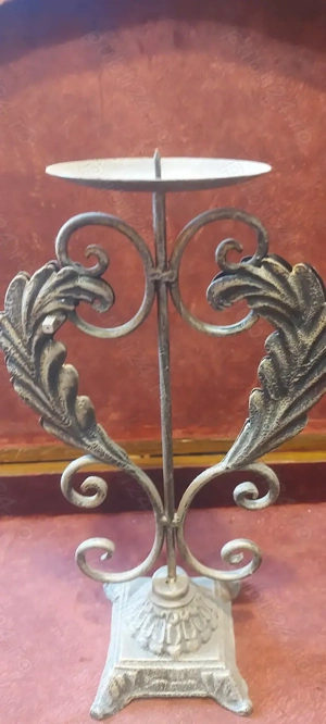 Suport Vintage Lumanare Din Metal 