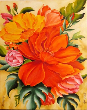  Picturi, acrilice, panza pe sasiu 50 40 cm (I) 250 lei