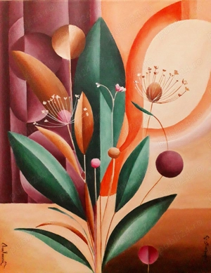 Picturi realizate in vopsele acrilice, panza pe sasiu (II) 50 40 cm