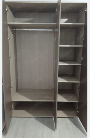 Șifonier Lux MDF Lucios | Structură Ultra-Robustă 22mm | Soft-Close - imagine 2